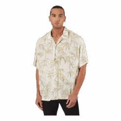 Jack & Jones Jprbluray Print Resort Shirt S White