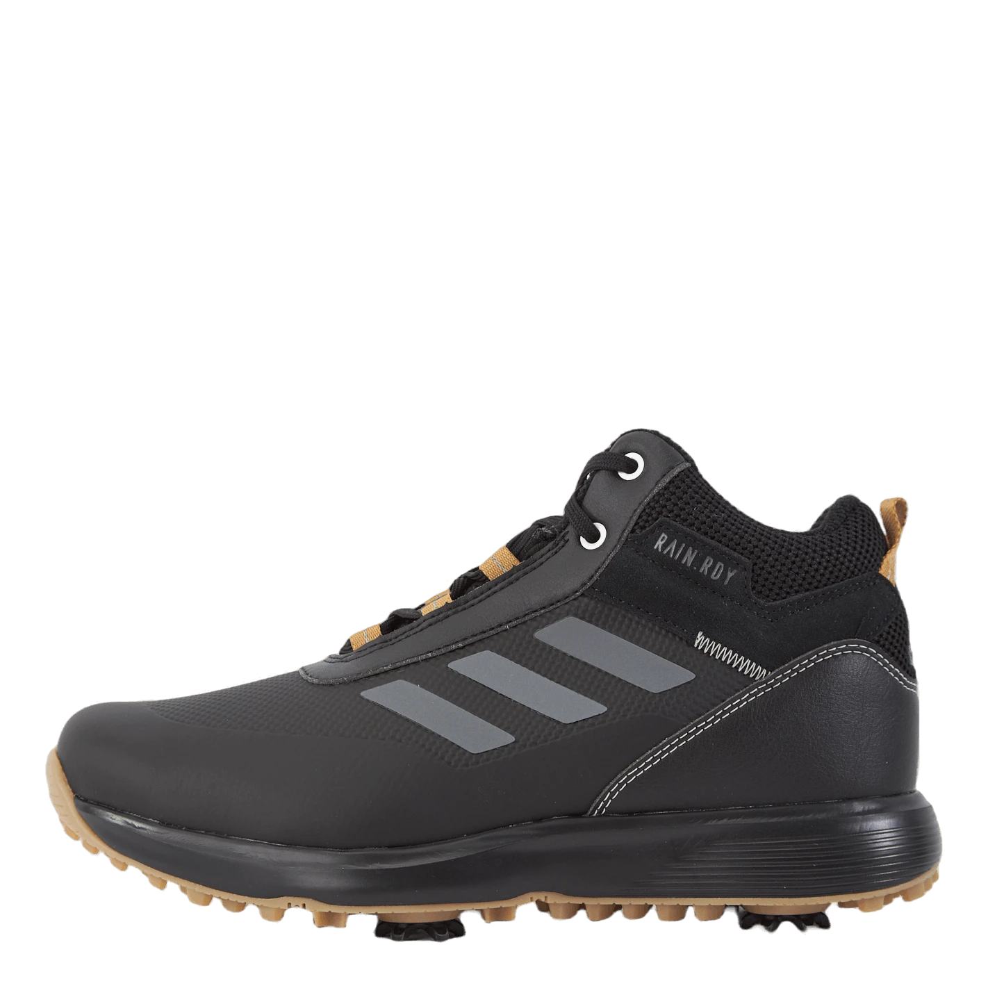 ADIDAS S2G Recycled Polyester Mid-Cut Golf Shoes Core Black 3 ADIDAS S2G Recycled Polyester Mid-Cut Golf Shoes Core Black