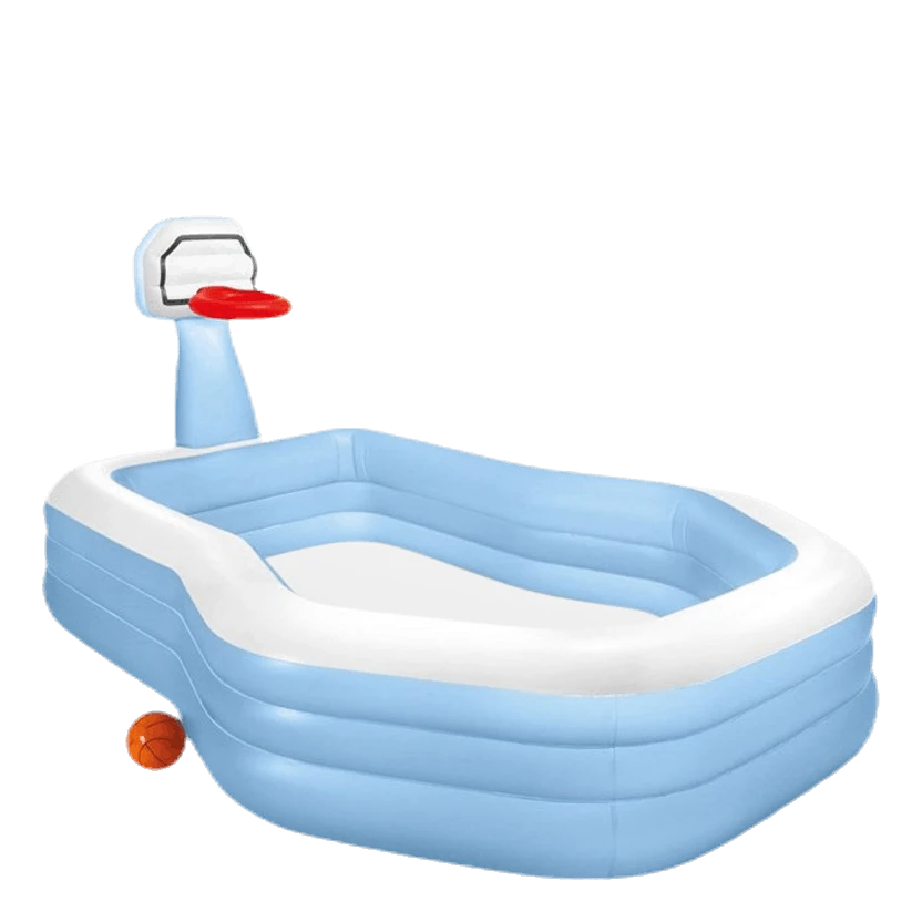 Intex Shootin' Hoops Family Pool Blue 4 Intex Shootin' Hoops Family Pool Blue - Image 2