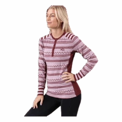 Kari Traa Åkle Long Sleeve Shirt Pink/Red