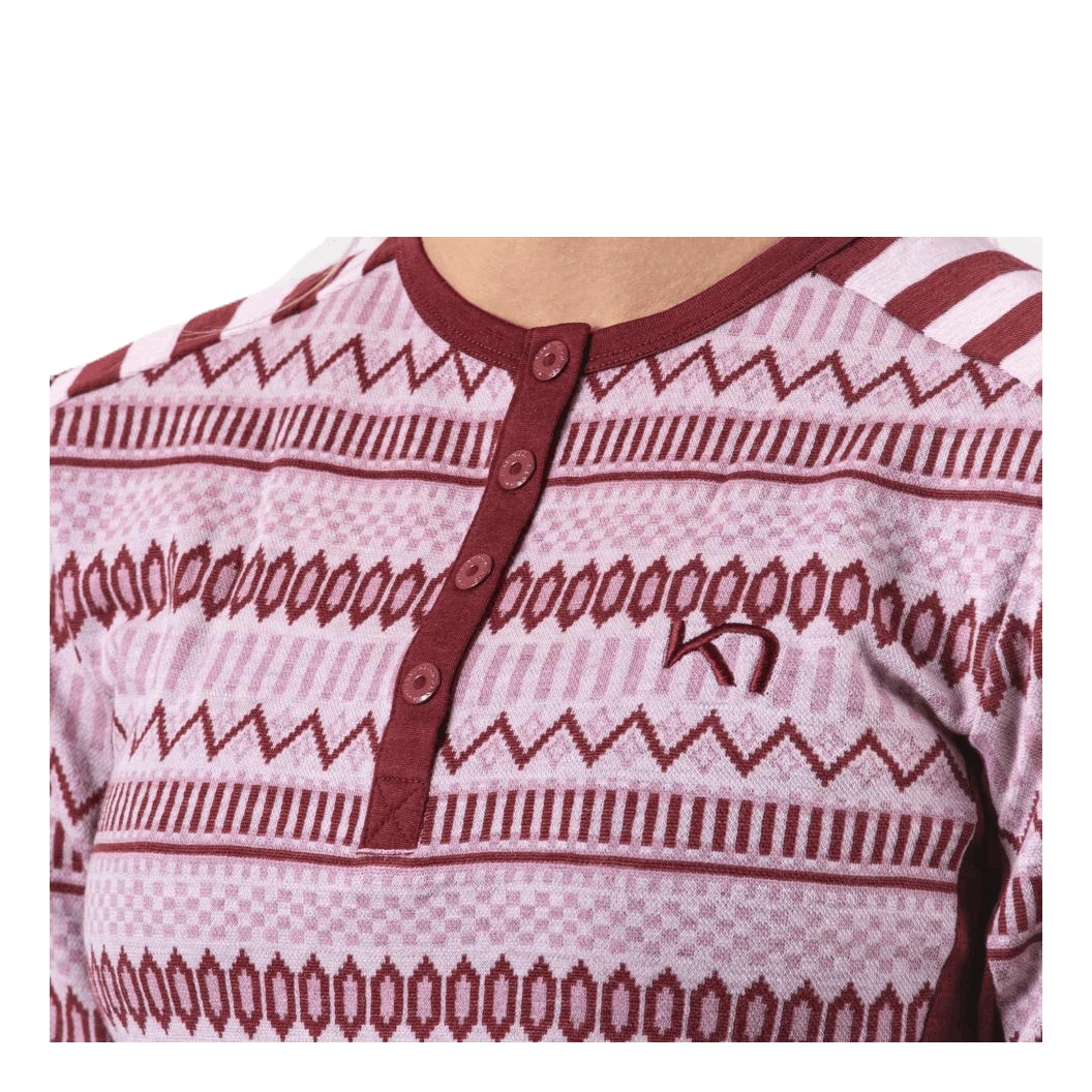 Kari Traa Åkle Long Sleeve Shirt Pink/Red 7 Kari Traa Åkle Long Sleeve Shirt Pink/Red - Image 5