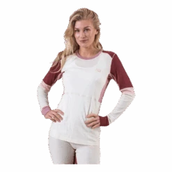Kari Traa Yndling Long Sleeve Shirt White/Red