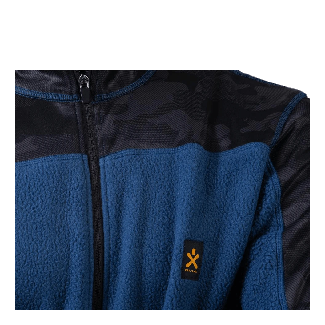 Bula Camo Fleece Jacket Blue 7 Bula Camo Fleece Jacket Blue - Image 5