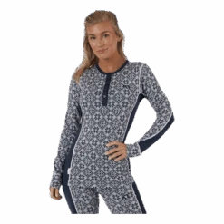 Kari Traa Rose Long Sleeve Shirt Blue