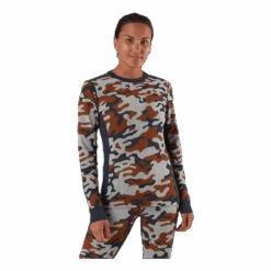 Kari Traa Kongle Long Sleeve Shirt Patterned/Brown