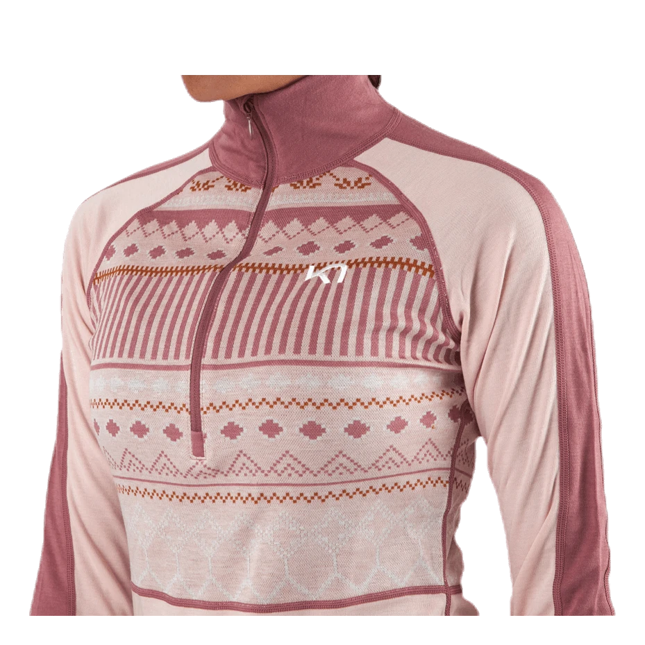 Kari Traa Perle Half-Zip Shirt Pink 7 Kari Traa Perle Half-Zip Shirt Pink - Image 5