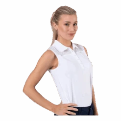 Röhnisch Miko Sleeveless Poloshirt White -BJØRN BORG kauppa 7314840039346 004 176222be50644018866891fd0db752d2