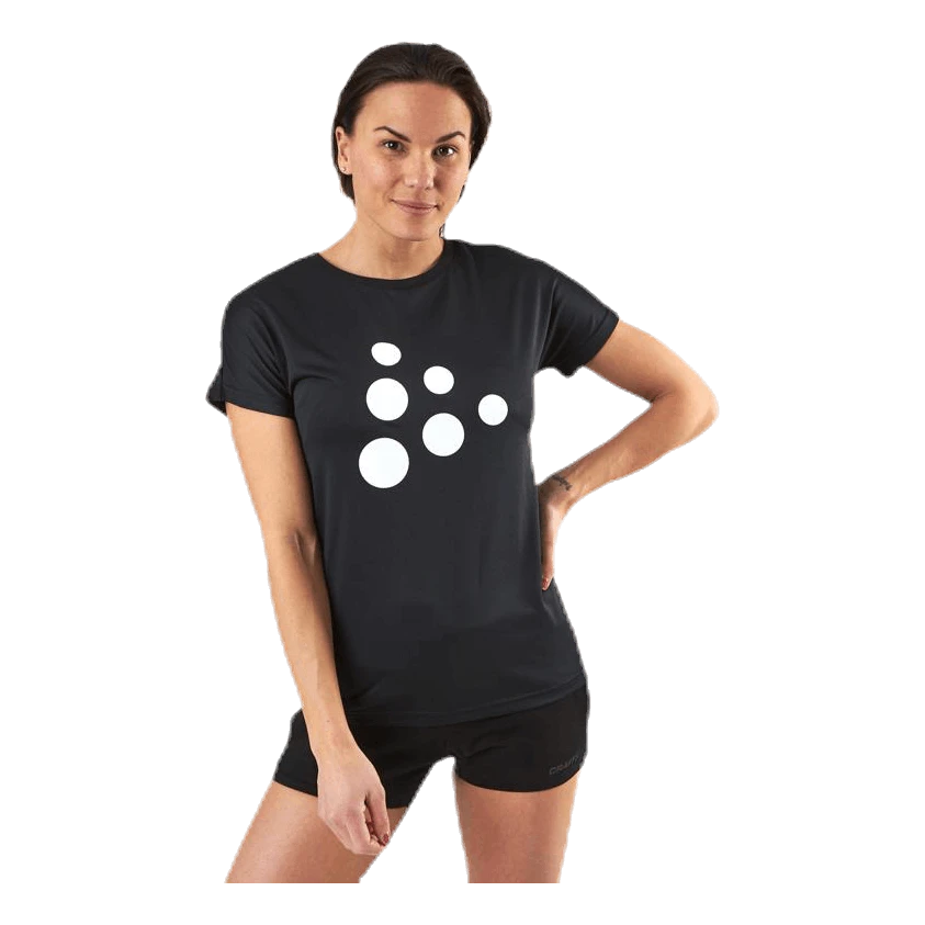 Craft Eaze SS Logo Mesh Tee White/Black 3 Craft Eaze SS Logo Mesh Tee White/Black