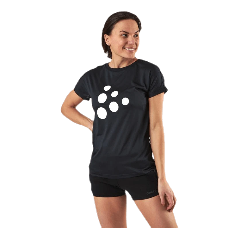 Craft Eaze SS Logo Mesh Tee White/Black 6 Craft Eaze SS Logo Mesh Tee White/Black - Image 4