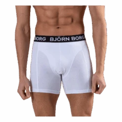 BJØRN BORG Solid Shorts 2-Pack White/Black -BJØRN BORG kauppa 7321464486760 007 4a76d8bc330f44dbb8053642931a2440