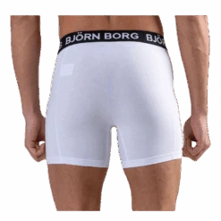 BJØRN BORG Solid Shorts 2-Pack White/Black -BJØRN BORG kauppa 7321464486760 009 ca7cb73f37384ca39012fc2112d79278