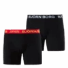 BJØRN BORG Shorts Sammy Spain 2-pack Black