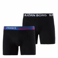 BJØRN BORG Shorts Sammy France 2-pack Black