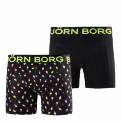 BJØRN BORG Sammy Gelato Shorts 2-pack Green/Black
