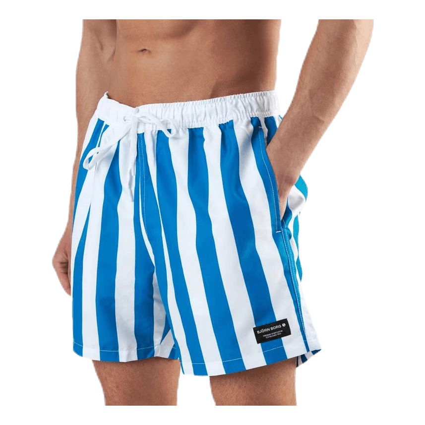BJØRN BORG Sylvester Loose Shorts Blue/White 8 BJØRN BORG Sylvester Loose Shorts Blue/White - Image 6