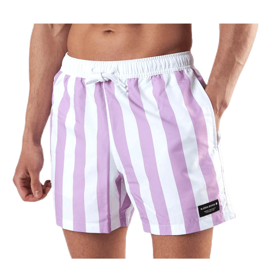 BJØRN BORG Sylvester Loose Shorts Pink/White 7 BJØRN BORG Sylvester Loose Shorts Pink/White - Image 5