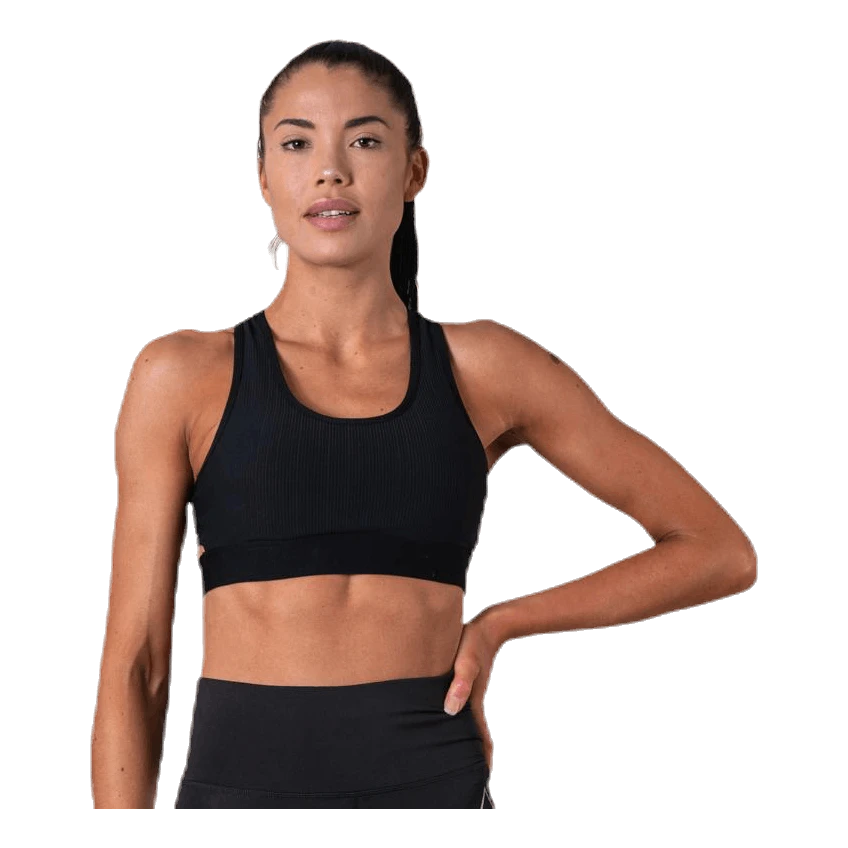 Koray Rib Bra Black 5 Koray Rib Bra Black - Image 3