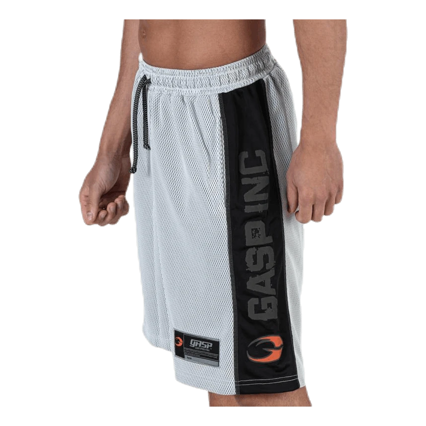GASP No1 Mesh Shorts White/Black 6 GASP No1 Mesh Shorts White/Black - Image 4