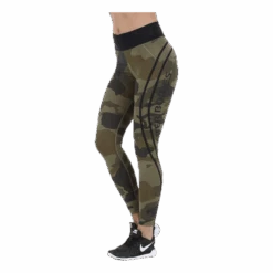 Camo High Tights Green