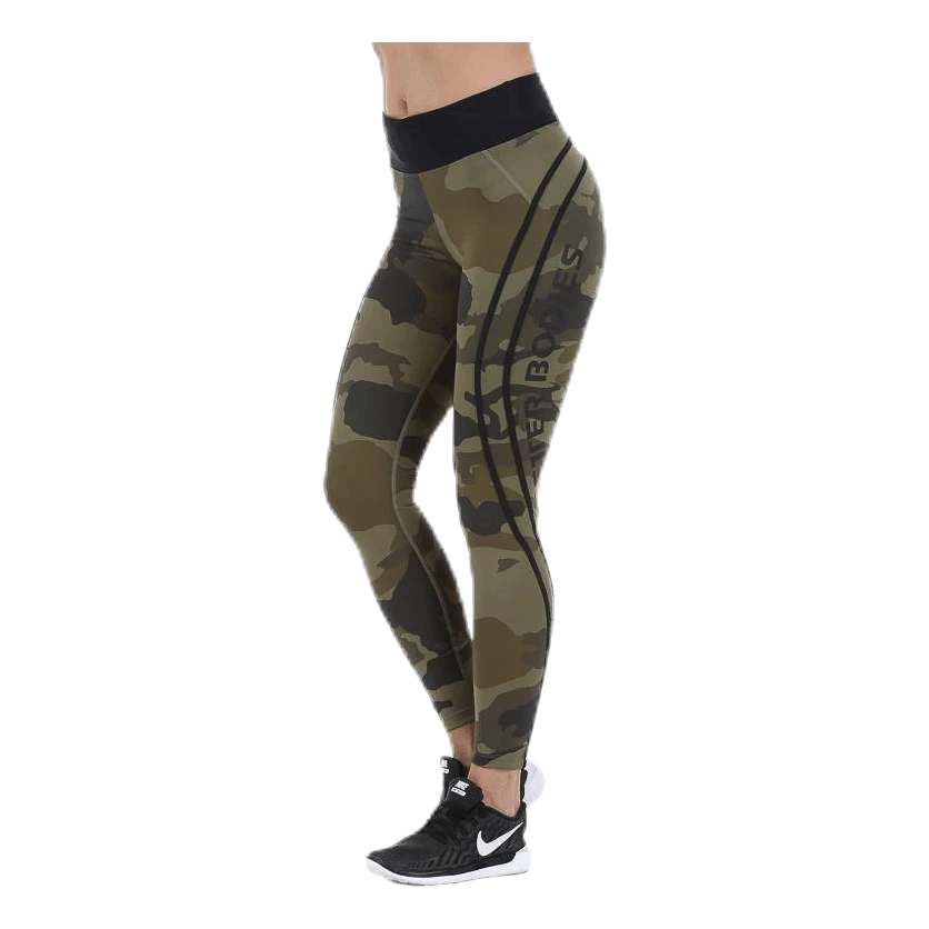 Camo High Tights Green 3 Camo High Tights Green