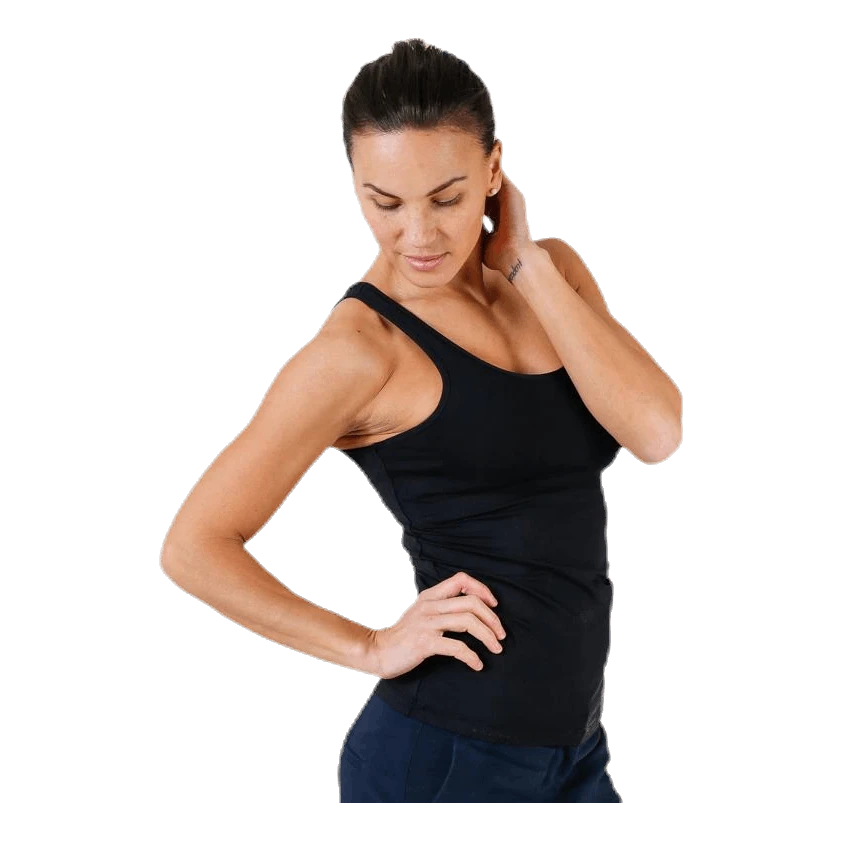 Filippa K Deep Back Tank Top Black 6 Filippa K Deep Back Tank Top Black - Image 4