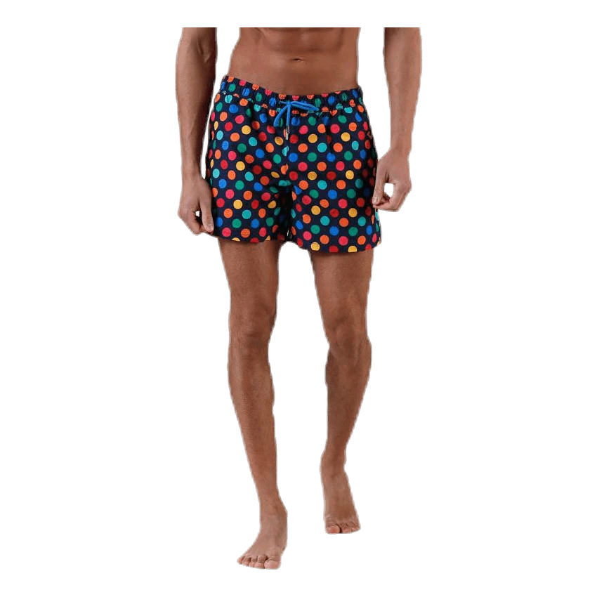 Happy Socks Big Dot Swim Shorts Blue 3 Happy Socks Big Dot Swim Shorts Blue
