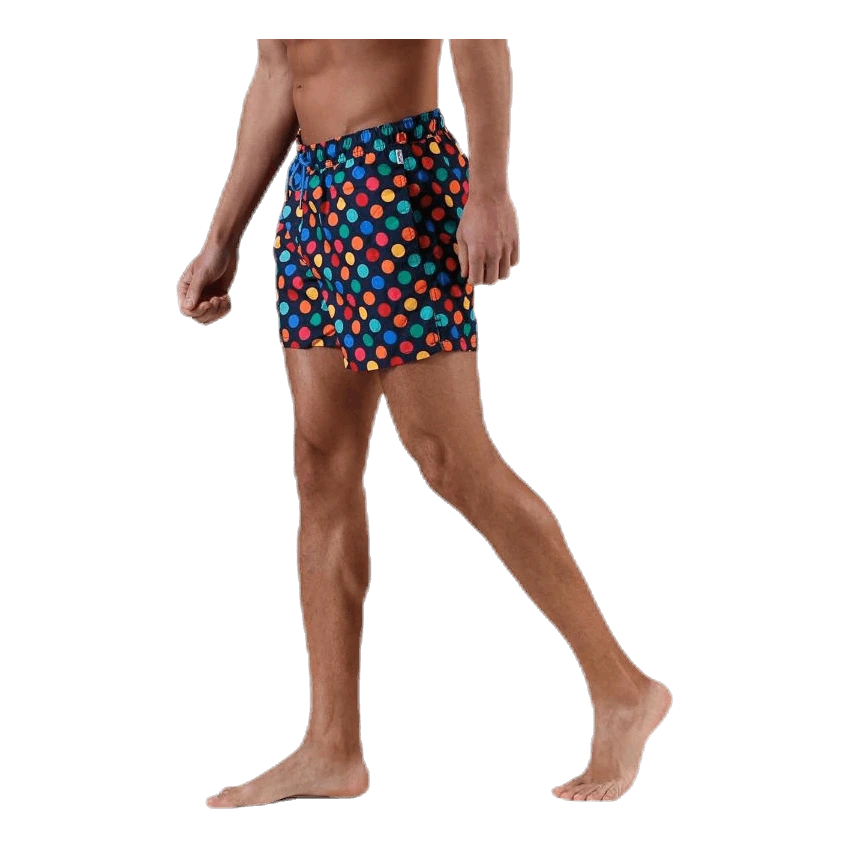 Happy Socks Big Dot Swim Shorts Blue 5 Happy Socks Big Dot Swim Shorts Blue - Image 3