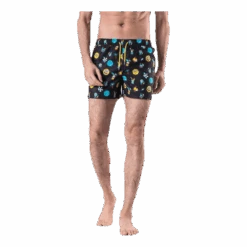 Happy Socks Sponge Bob Swim Shorts Black