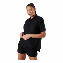 DEDICATED Shirt Short Sleeve Nibe Black