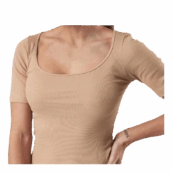 T-shirt Ribbed Beige -BJØRN BORG kauppa 7350059748211 005 130b6fe5ecaf45a8b8c82fc65c629c3f