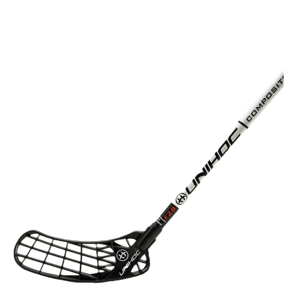 Unihoc Iconic Composite FL 92 Cm Flex 28 White/Black 3 Unihoc Iconic Composite FL 92 Cm Flex 28 White/Black