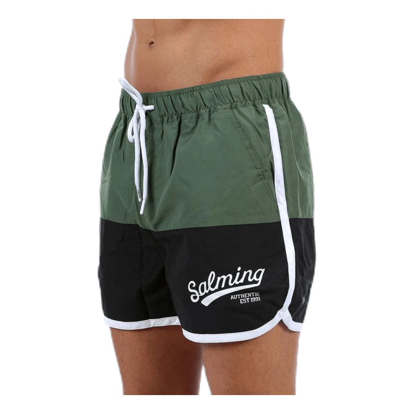 SALMING Cooper Original Swimshorts Green/Black 3 SALMING Cooper Original Swimshorts Green/Black