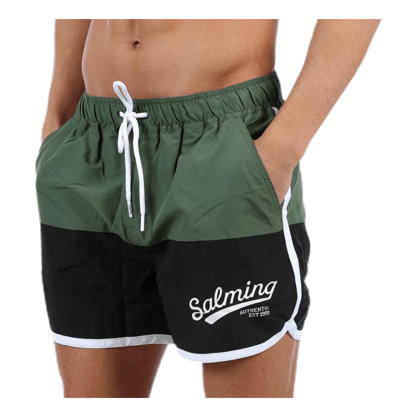 SALMING Cooper Original Swimshorts Green/Black 6 SALMING Cooper Original Swimshorts Green/Black - Image 4