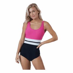 Abecita Piquant Swimsuit Pink/Black