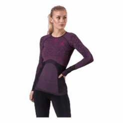 Odlo Suw Top Crew Neck LS Performance Blackcomb Pink/Black