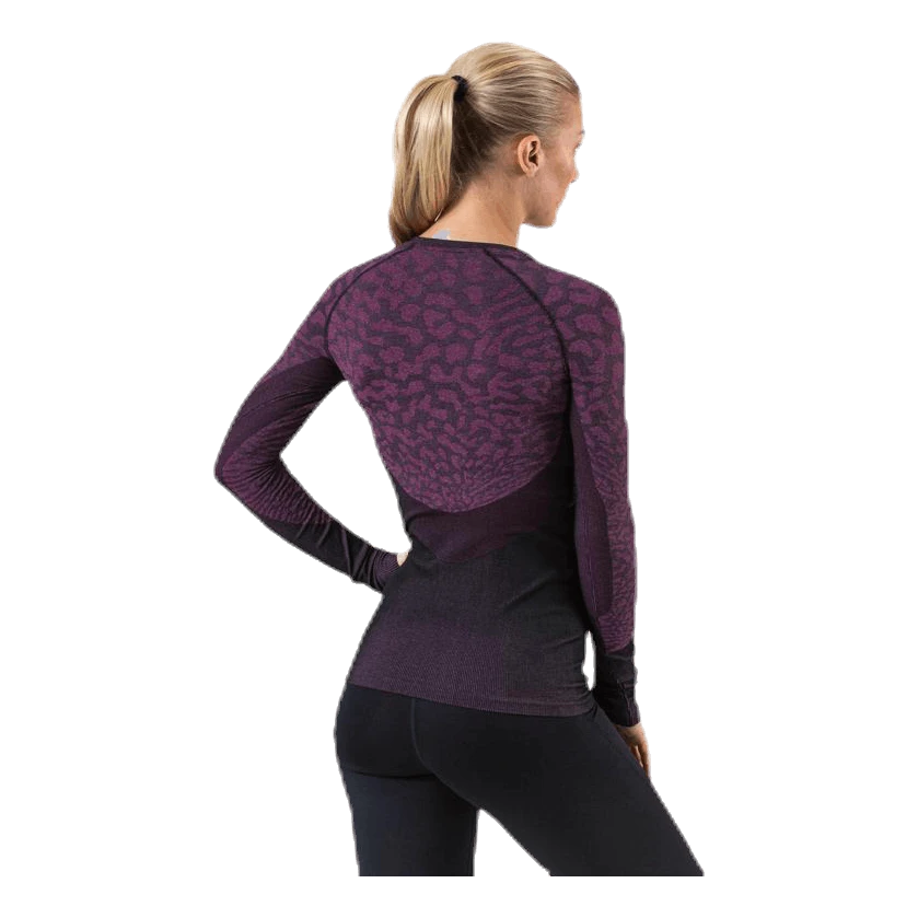 Odlo Suw Top Crew Neck LS Performance Blackcomb Pink/Black 6 Odlo Suw Top Crew Neck LS Performance Blackcomb Pink/Black - Image 4