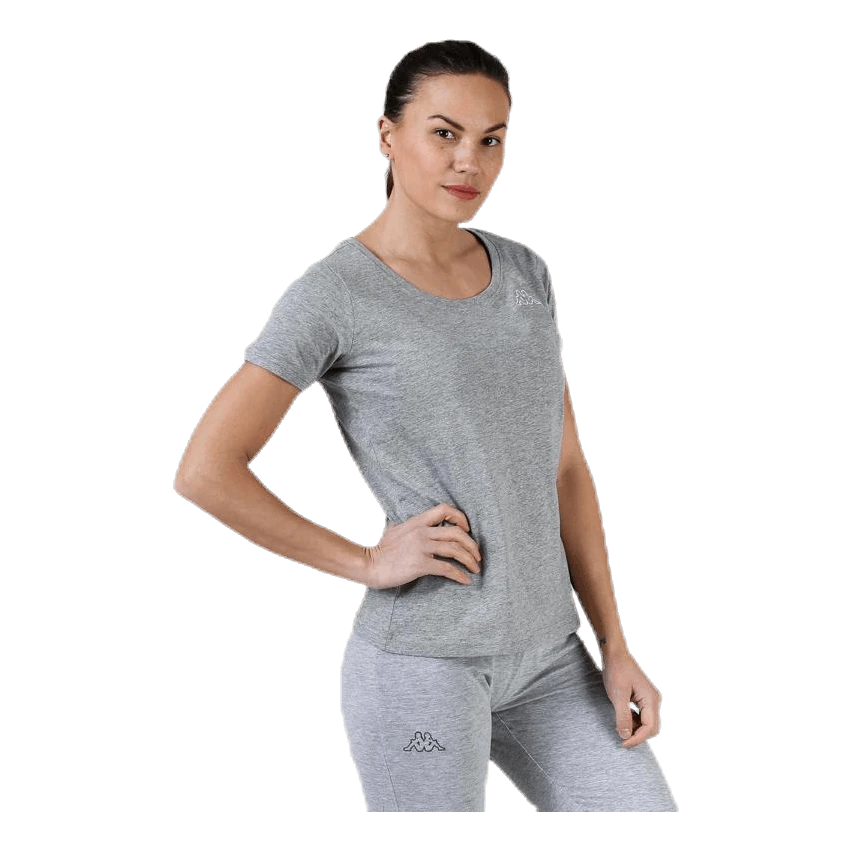 Kappa T-Shirt S/S, Logo Momba Grey 6 Kappa T-Shirt S/S, Logo Momba Grey - Image 4