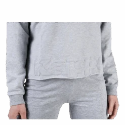 Kappa Sweat Hood, Logo Biba Grey -BJØRN BORG kauppa 8016279833937 005 24649d551dd144d99cffb889fce76844