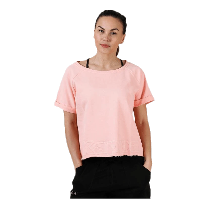 Kappa 3/4 Jumper, Logo Bamby Pink 3 Kappa 3/4 Jumper, Logo Bamby Pink