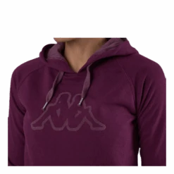 Kappa Lady Sweat Hood, Logo Zeleril Red -BJØRN BORG kauppa 8032963433450 005 33ece3432dc54e3b8ddafcc668adc8e9