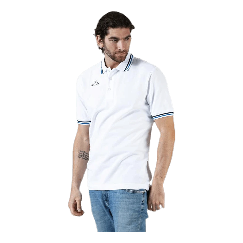 Kappa Maltax Polo S/S Blue/White 3 Kappa Maltax Polo S/S Blue/White