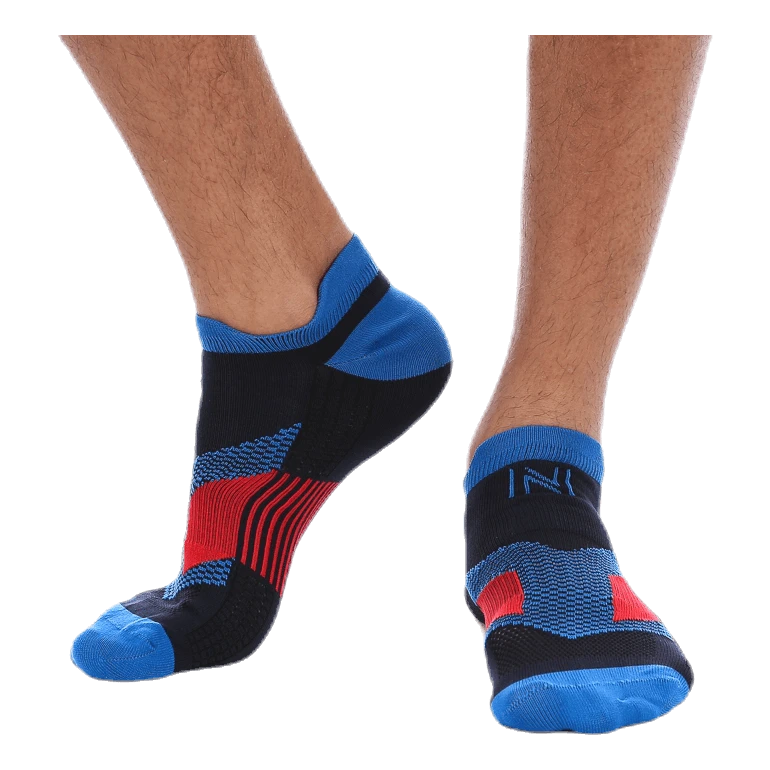 Sebastian Thin Running Sock Low-cut Blue/Black 3 Sebastian Thin Running Sock Low-cut Blue/Black