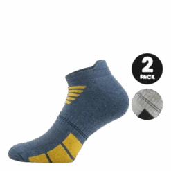 2-Pack Low-Cut Socks - Luke Blue/Grey
