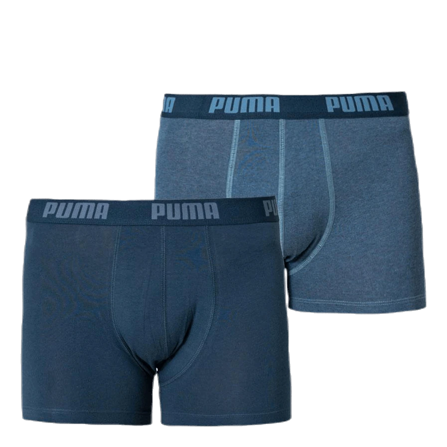 Puma Basic Boxer 2-Pack Blue 3 Puma Basic Boxer 2-Pack Blue