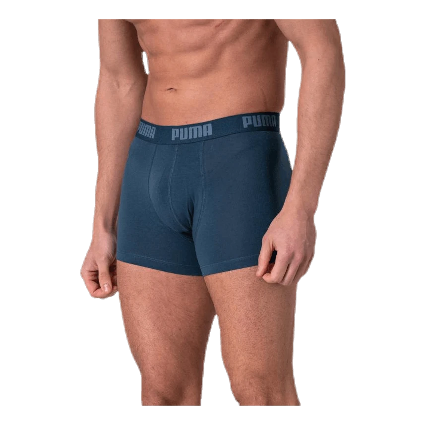Puma Basic Boxer 2-Pack Blue 8 Puma Basic Boxer 2-Pack Blue - Image 6