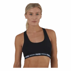 Puma Iconic Racer Back Top Black