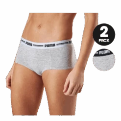 Puma Iconic Mini Short 2-Pack Grey