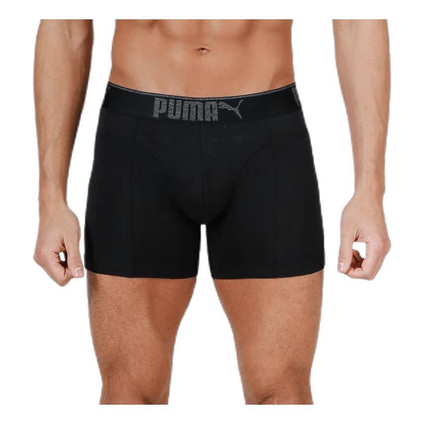 Puma Lifestyle Sueded Cotton Boxer 3p Black 5 Puma Lifestyle Sueded Cotton Boxer 3p Black - Image 3