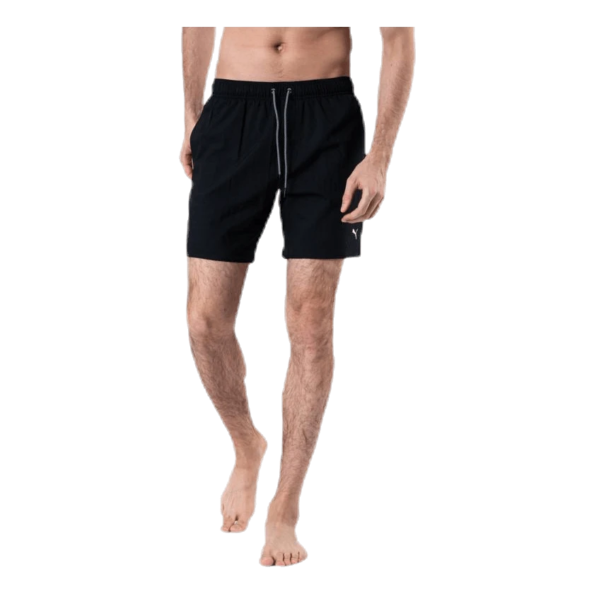 Puma Medium Length Swim Shorts Black 3 Puma Medium Length Swim Shorts Black