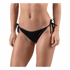 Calvin Klein Cheeky String Side Tie Bikini Black